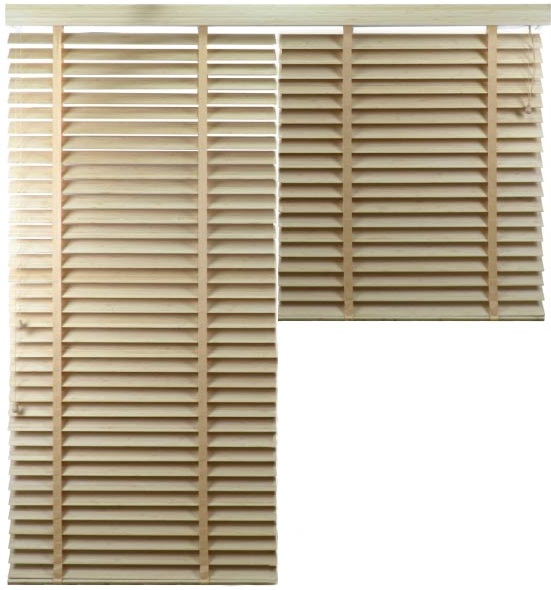 Żaluzja DUAL Bambusowa – kolor Bambus- odcień naturalny, bambusowy – CLICKY® Flip 50 mm