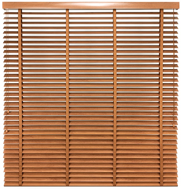 Żaluzja Lipowa – kolor Toffie – odcienie brązu, orzech, mahoń – CLICKY® Flip 50 mm