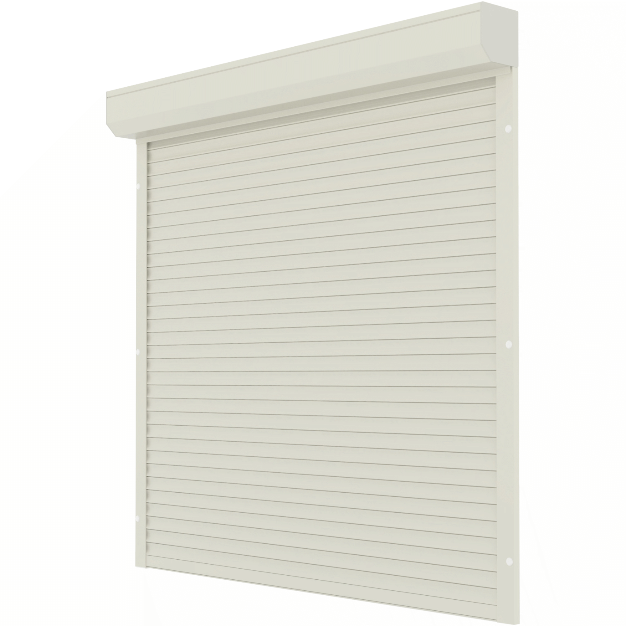 Zewnętrzna roleta aluminiowa CLICKY® Protect – Biała
