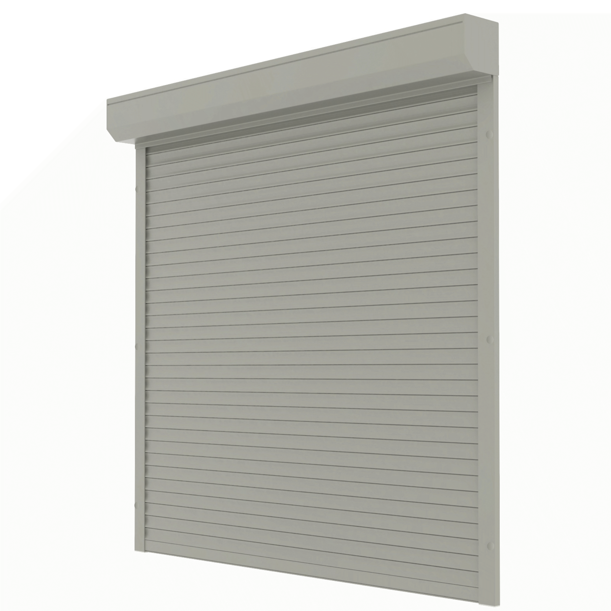 Zewnętrzna roleta aluminiowa CLICKY® Protect – Szara