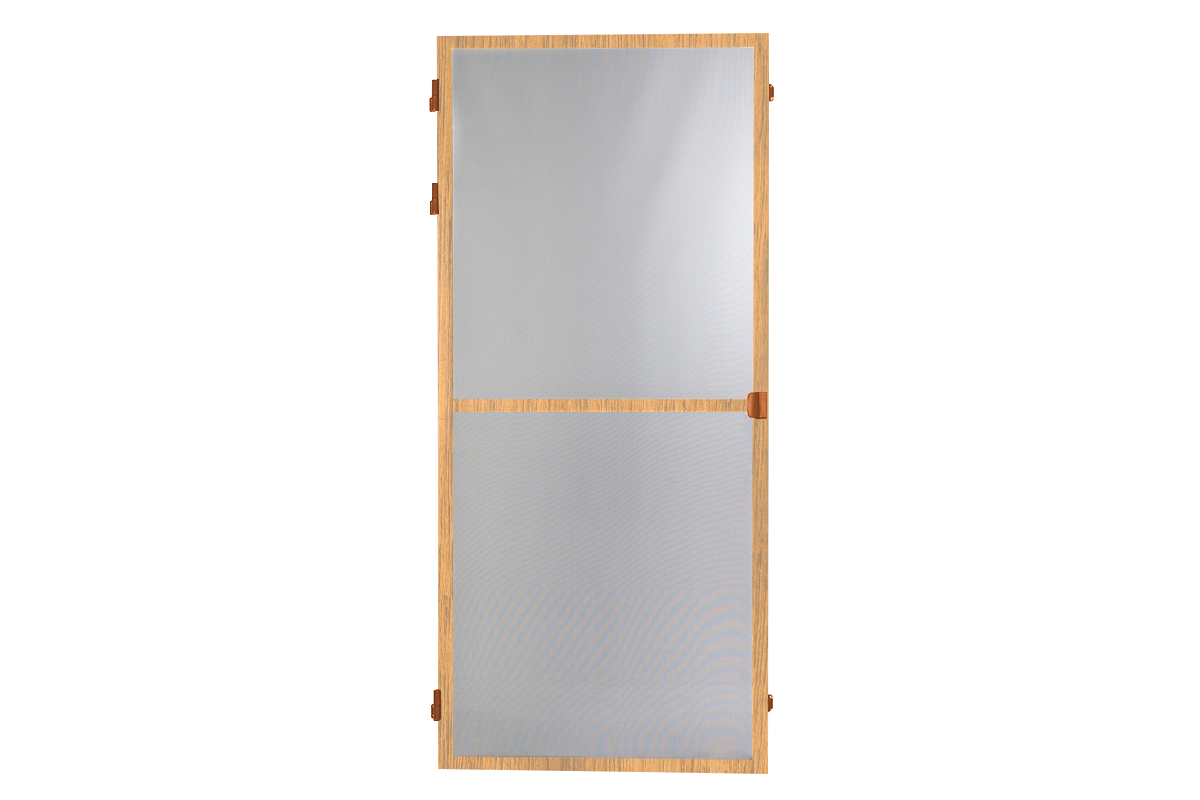 Moskitiera drzwiowa do samodzielnego złożenia – kolor Winchester – aluminium ekstrudowane – CLICKY® Swing